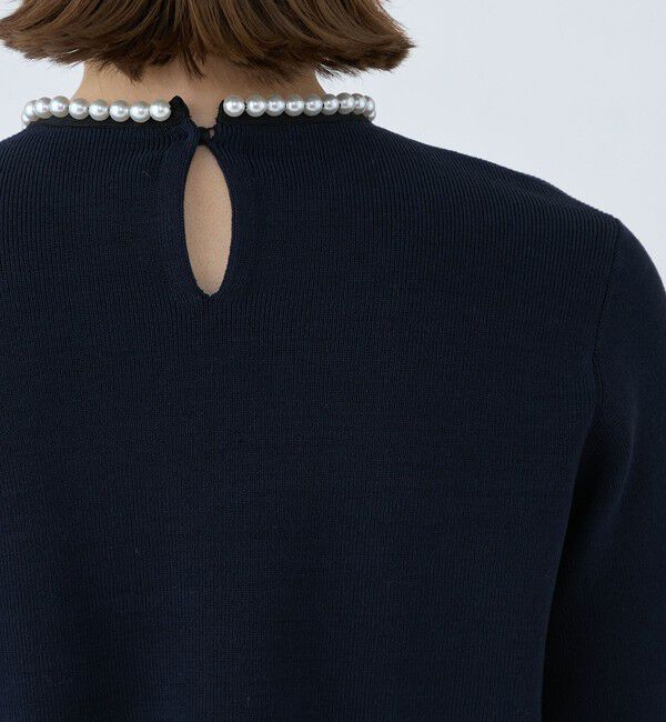 Ballsey「パールコンビ ポケットプルオーバー」|ニット・セーター|