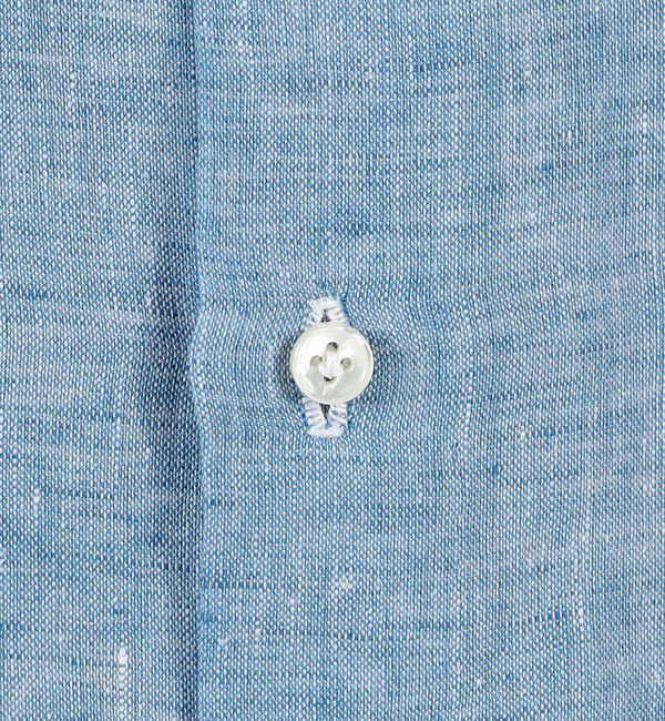 TOMORROWLAND MENS「【別注】LUIGI BORRELLI GABLE リネン ボタンダウンシャツ」|シャツ・ブラウス|