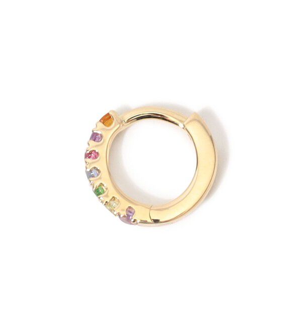 TOMORROWLAND GOODS「Otiuｍberg. Small Rainbow Huggie 片耳ピアス」|ピアス|