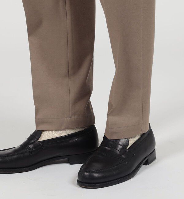 TOMORROWLAND MENS「コットンウール ノープリーツパンツ SONDRIO」|チノ|