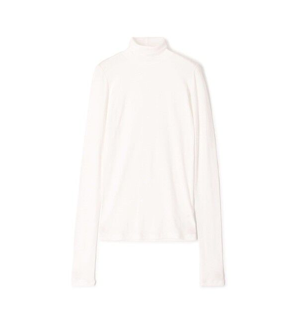 Edition「コットンシルクフライス タートルネックトップ」|Tシャツ・カットソー|11 ホワイト