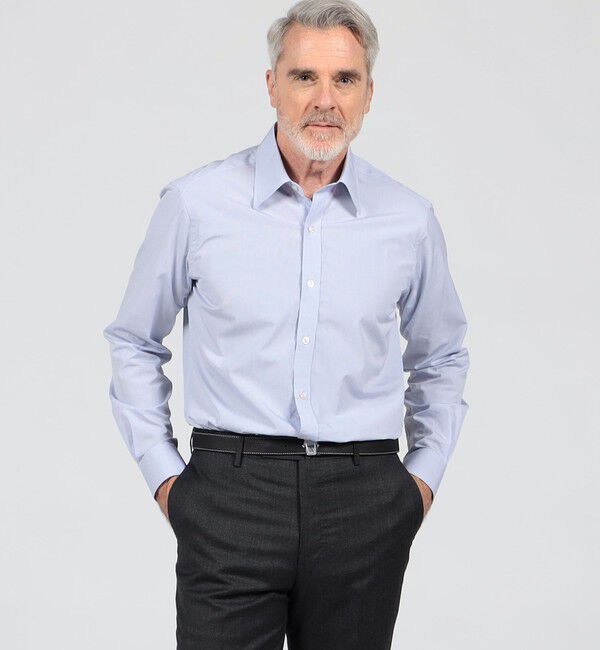 TOMORROWLAND MENS「140/2コットン レギュラーカラー ロングスリーブドレスシャツ」|シャツ・ブラウス|