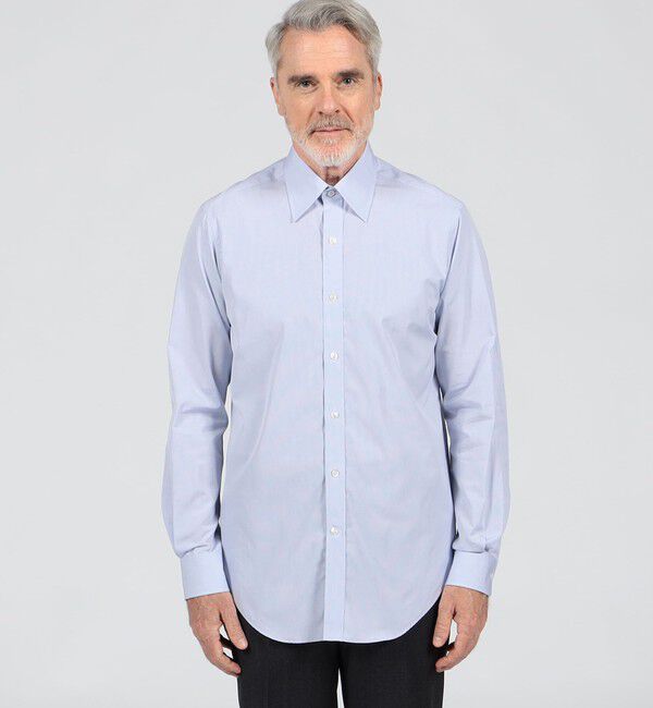 TOMORROWLAND MENS「140/2コットン レギュラーカラー ロングスリーブドレスシャツ」|シャツ・ブラウス|