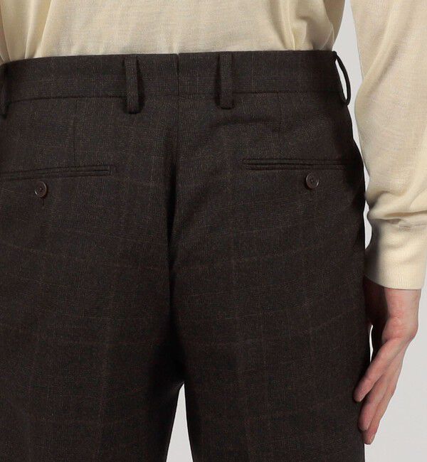 TOMORROWLAND MENS「ウールナチュラルストレッチ ノープリーツスラックス DRAGO」|スラックス|