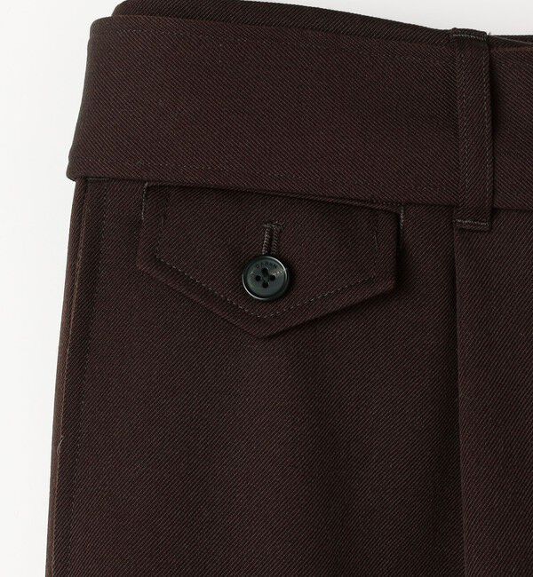 CABaN「ウールギャバジン ベルテッドパンツ」|その他|