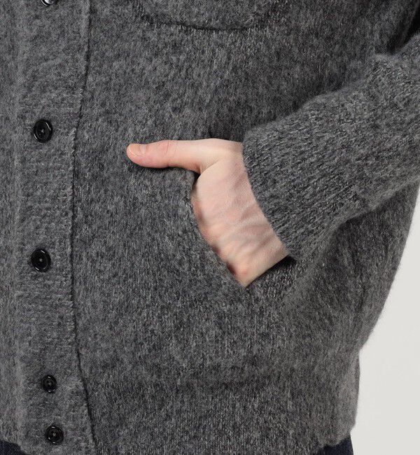 TOMORROWLAND MENS「ウールカシミヤシルク スタンドカラーニットブルゾン」|ニット・セーター|