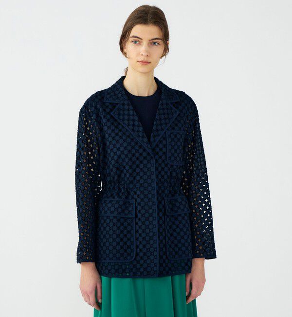 Ballsey「コモンフラワーエンブロイダリー ミドルブルゾンジャケット」|その他|