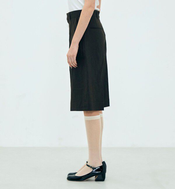Edition「edition pourell リネン タックショートパンツ」|その他|