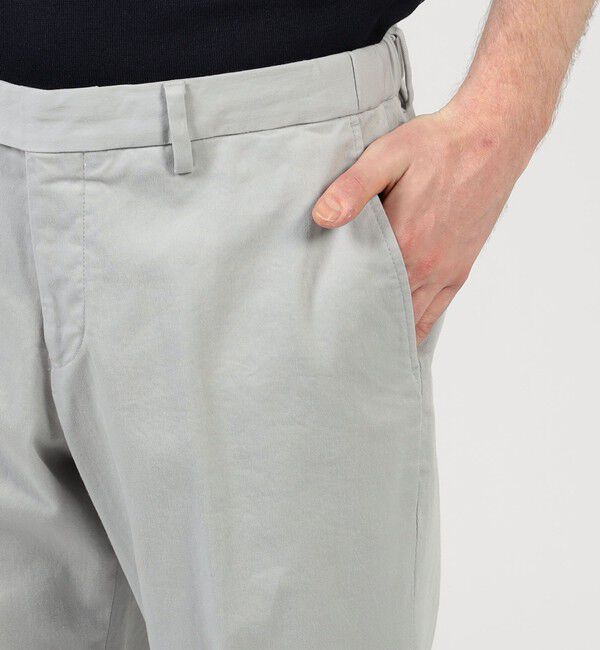 TOMORROWLAND MENS「ストレッチチノ イージースラックス SONDRIO」|スラックス|