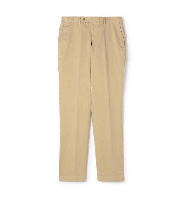 TOMORROWLAND MENS「ストレッチチノ イージースラックス SONDRIO」|スラックス|45 ベージュ