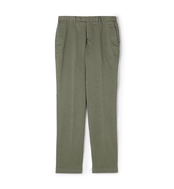 TOMORROWLAND MENS「ストレッチチノ イージースラックス SONDRIO」|スラックス|57 カーキ