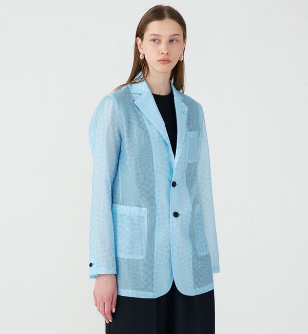 TOMORROWLAND BUYING WEAR「【別注】TELMA Check ジャケット」|テーラードジャケット|