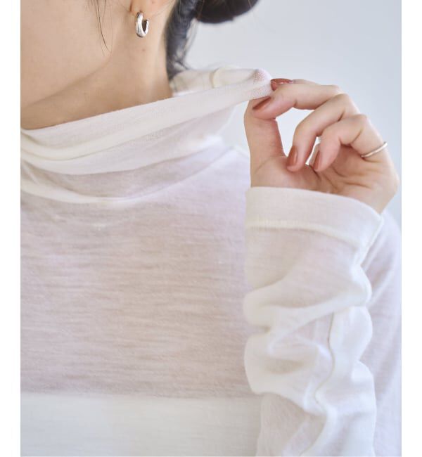 EMILYWEEK「《追加》スーパーウール タートルネックシアープルオーバー」|Tシャツ・カットソー|