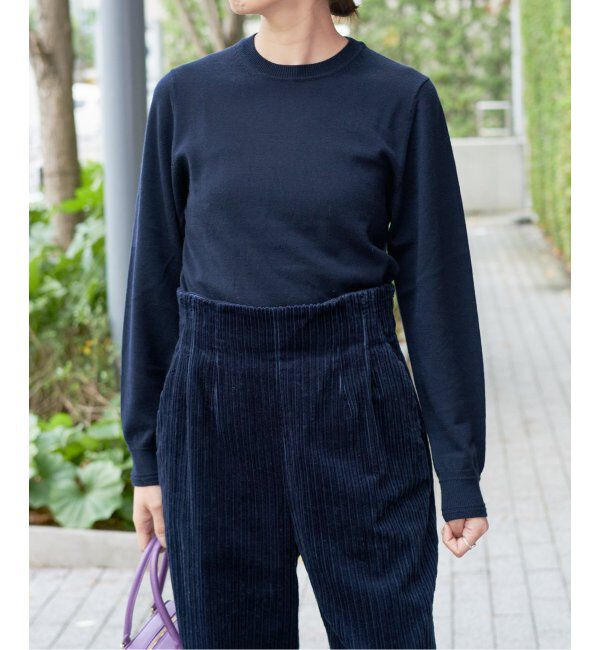 IENA LA BOUCLE「IENA LA BOUCLE Aube クラシックプルオーバー」|ニット・セーター|