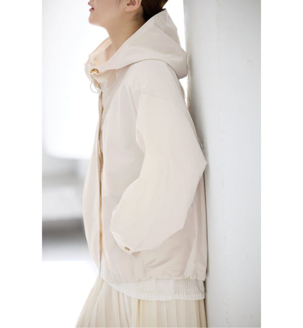 IENA「撥水フーディーブルゾン」|ブルゾン・スタジャン|