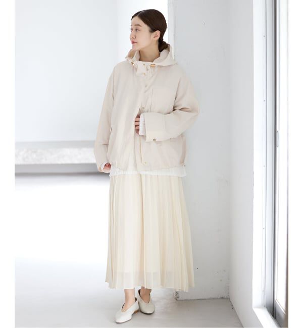 IENA「撥水フーディーブルゾン」|ブルゾン・スタジャン|