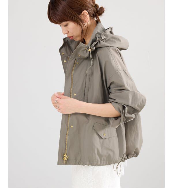 IENA「撥水フーディーブルゾン」|ブルゾン・スタジャン|