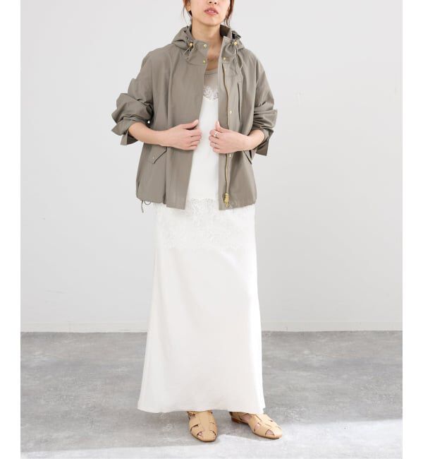 IENA「撥水フーディーブルゾン」|ブルゾン・スタジャン|