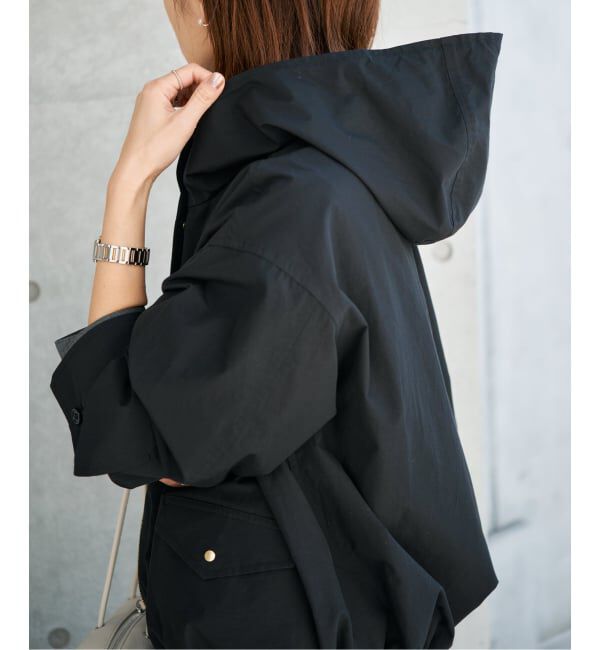 IENA「撥水フーディーブルゾン」|ブルゾン・スタジャン|