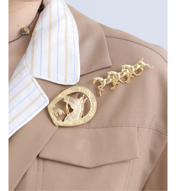 IENA「《WEB限定/追加2》IENA CHEVAL 3ROW ブローチC」|その他|