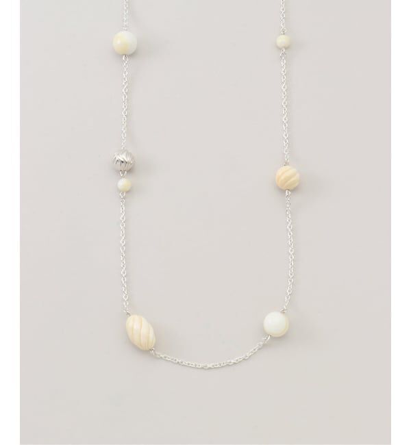 IENA LA BOUCLE「SAPIR BACHAR サピア バシャール IREGULAR CORAL SHELL ロングネックレス SB001-00405」|ネックレス|