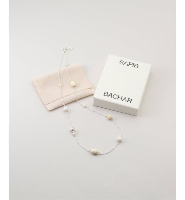 IENA LA BOUCLE「SAPIR BACHAR サピア バシャール IREGULAR CORAL SHELL ロングネックレス SB001-00405」|ネックレス|