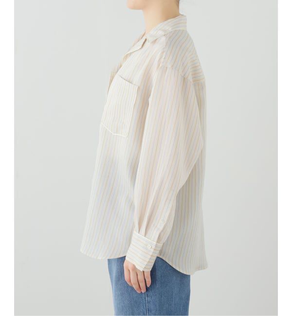 IENA「ストライプパジャマシャツ」|シャツ・ブラウス|