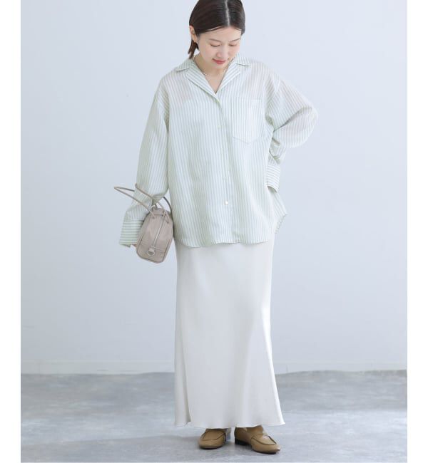 IENA「ストライプパジャマシャツ」|シャツ・ブラウス|