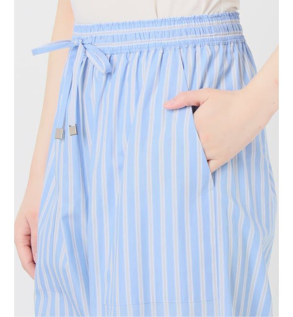 IENA LA BOUCLE「IENA LA BOUCLE コットンストライプスリーピーパンツ」|その他|