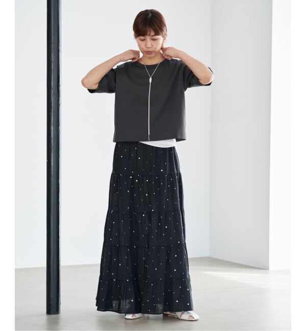 IENA「《予約》クロップドTシャツ」|Tシャツ・カットソー|