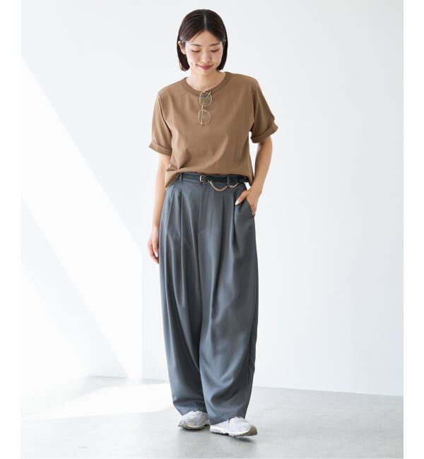 IENA「《予約》クロップドTシャツ」|Tシャツ・カットソー|