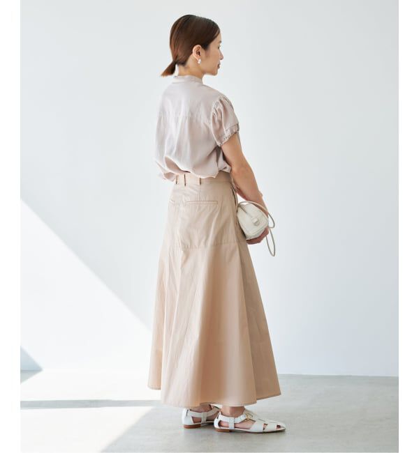 IENA「《WEB限定/追加予約》パフスリーブ半袖ブラウス」|シャツ・ブラウス|