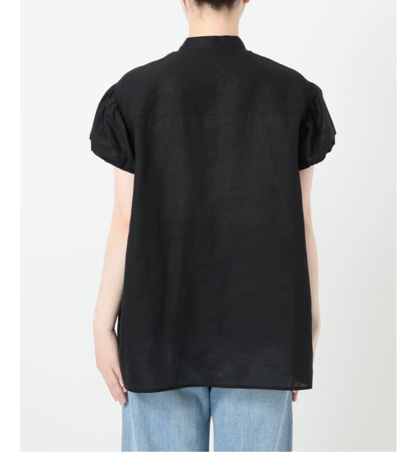 IENA「《WEB限定/追加予約》パフスリーブ半袖ブラウス」|シャツ・ブラウス|