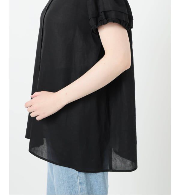 IENA「《WEB限定/追加予約》パフスリーブ半袖ブラウス」|シャツ・ブラウス|