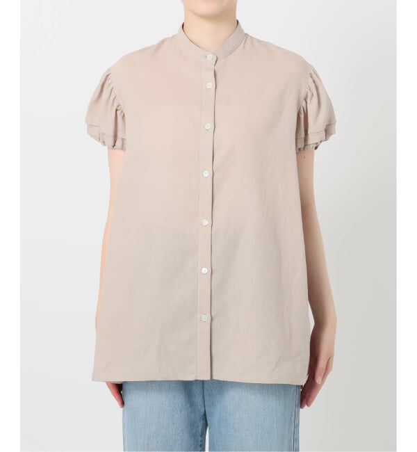 IENA「《WEB限定/追加予約》パフスリーブ半袖ブラウス」|シャツ・ブラウス|