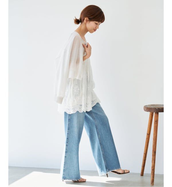 IENA「《追加2予約》アンティークチュールバテンキャミ」|キャミソール|