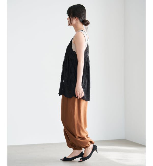 IENA「《追加2予約》アンティークチュールバテンキャミ」|キャミソール|