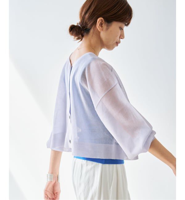 IENA「《追加3予約》FILMY COTTONカーディガン」|カーディガン|