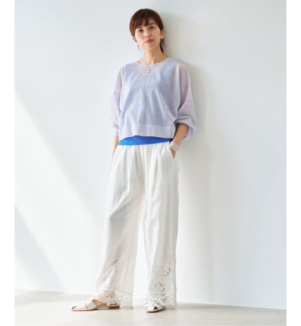 IENA「《追加3予約》FILMY COTTONカーディガン」|カーディガン|