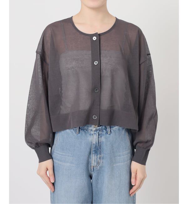 IENA「《追加3予約》FILMY COTTONカーディガン」|カーディガン|