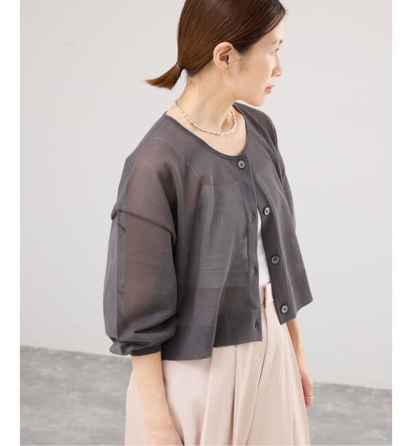 IENA「《追加3予約》FILMY COTTONカーディガン」|カーディガン|
