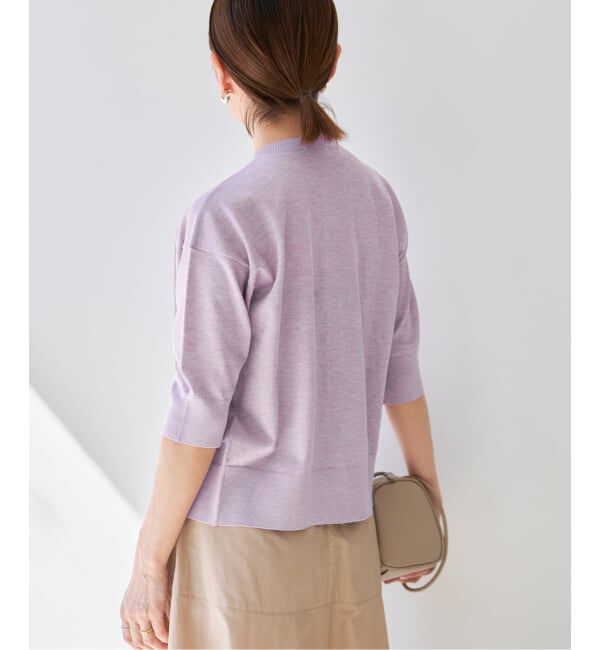 IENA「《新色あり/追加5予約》LEVITAクルーカーディガン」|カーディガン|