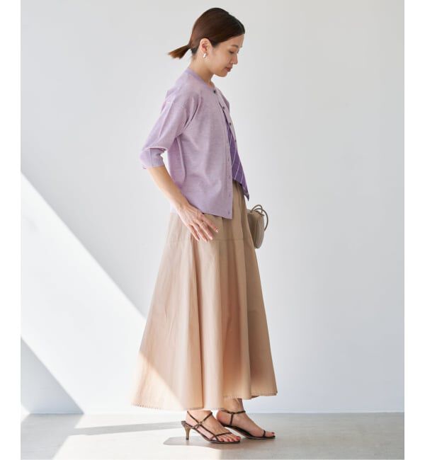 IENA「《新色あり/追加5予約》LEVITAクルーカーディガン」|カーディガン|