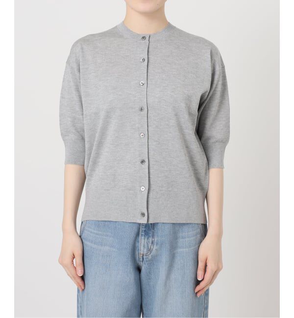 IENA「《新色あり/追加5予約》LEVITAクルーカーディガン」|カーディガン|