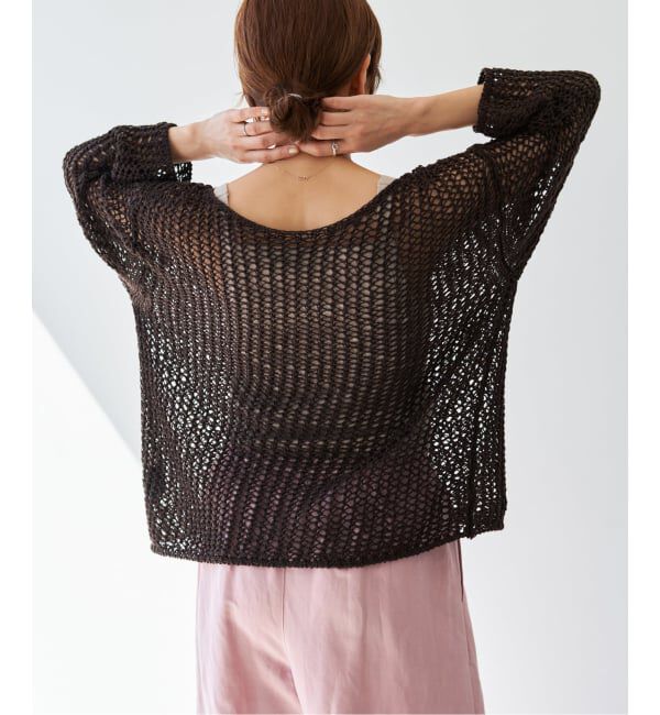 IENA「《予約》ギマメッシュプルオーバー」|ニット・セーター|