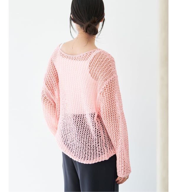 IENA「《予約》ギマメッシュプルオーバー」|ニット・セーター|