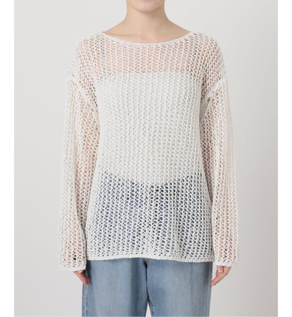 IENA「《予約》ギマメッシュプルオーバー」|ニット・セーター|