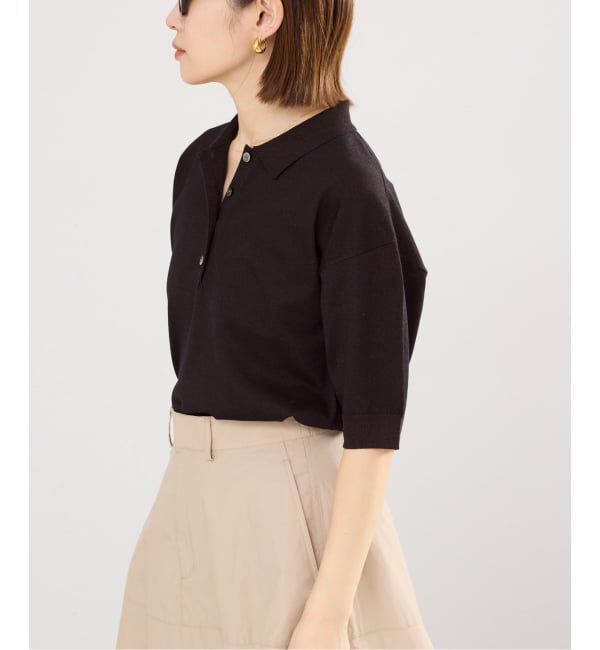 IENA「《予約》LEVITA襟付きプルオーバー」|ニット・セーター|