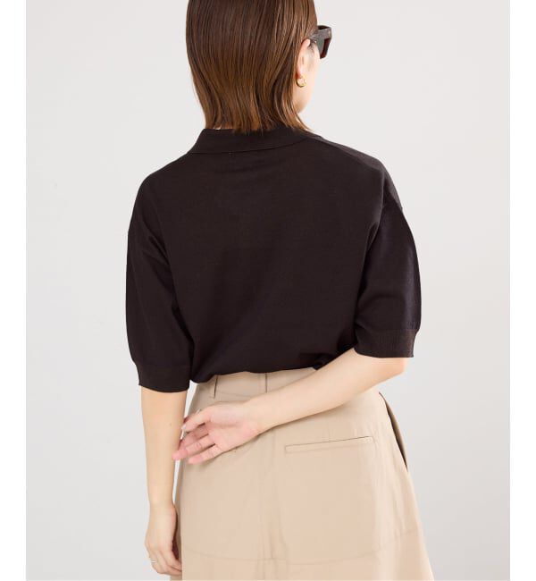 IENA「《予約》LEVITA襟付きプルオーバー」|ニット・セーター|