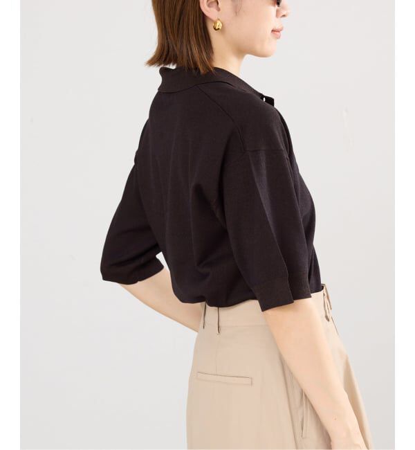 IENA「《予約》LEVITA襟付きプルオーバー」|ニット・セーター|